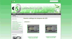 Desktop Screenshot of lamparasdeled.com.mx